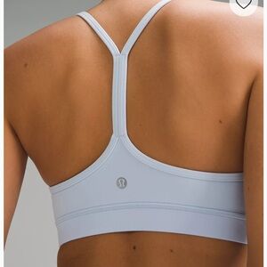 Light blue lulu-lemon sports bra with pads